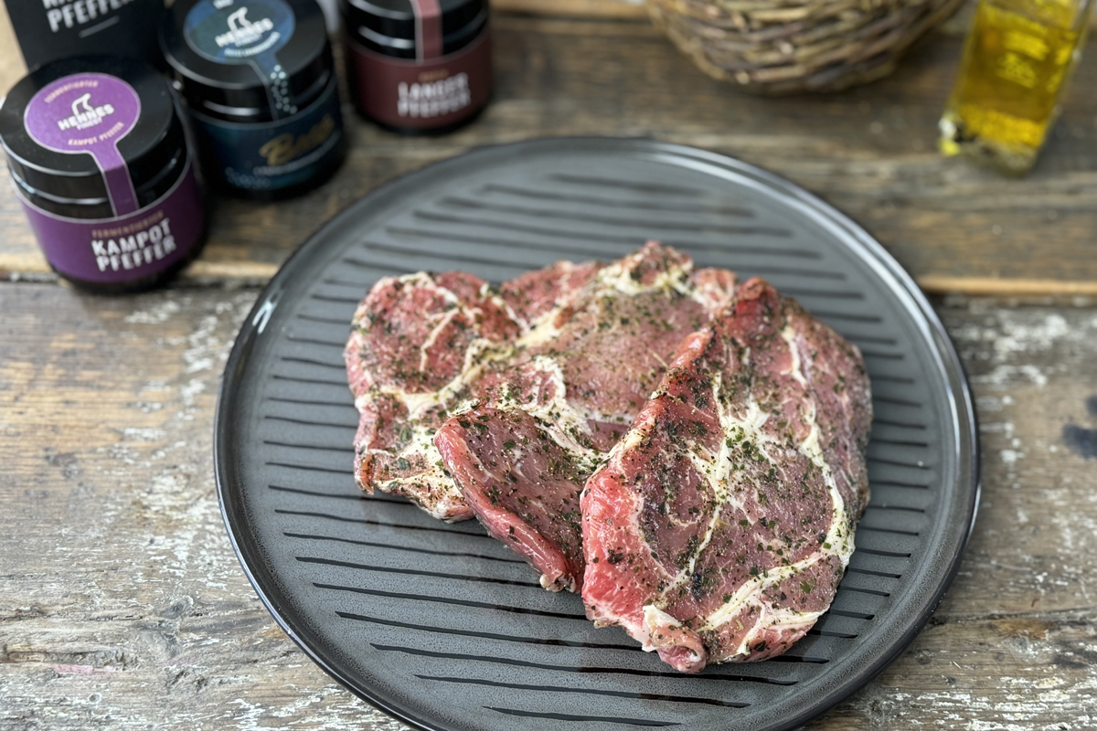 Nackensteaks hauseigene Würzung - Friesische Spezialität