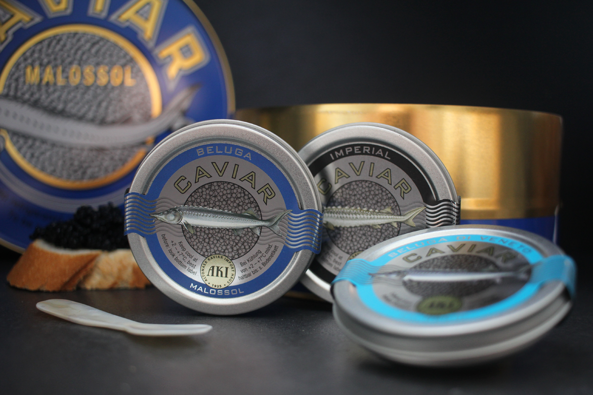 AKI Caviar Trio Geschenkdose Beluga