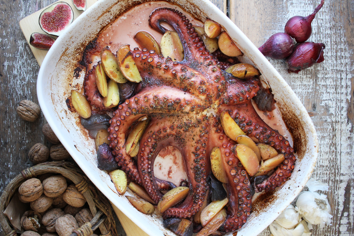 Rezept Oktopus gebacken 