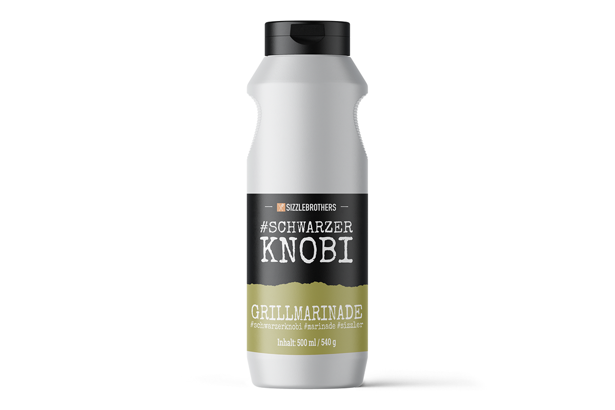 SizzleBrothers - SchwarzerKnobi  - Grillmarinade