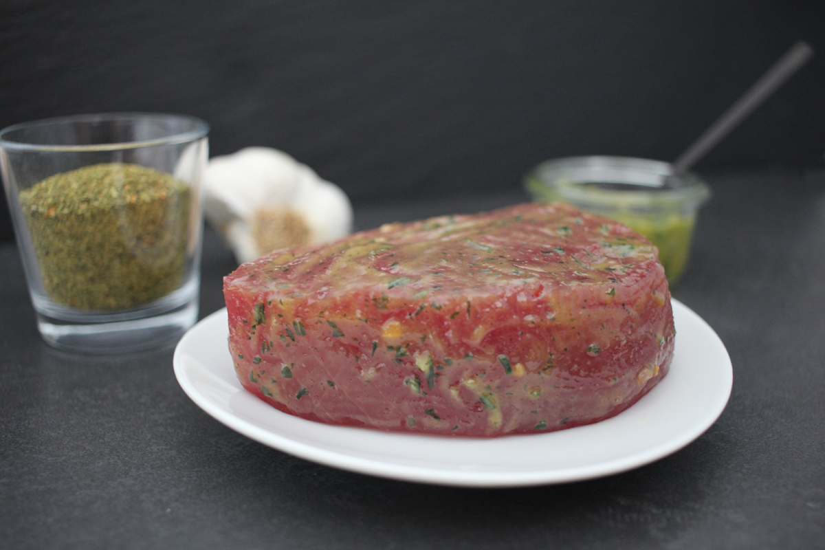 Thunfischfilet zum Grillen - mit Marinade