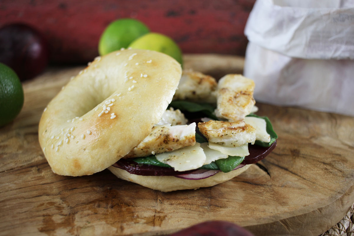 Rezept Bagel mit Skrei