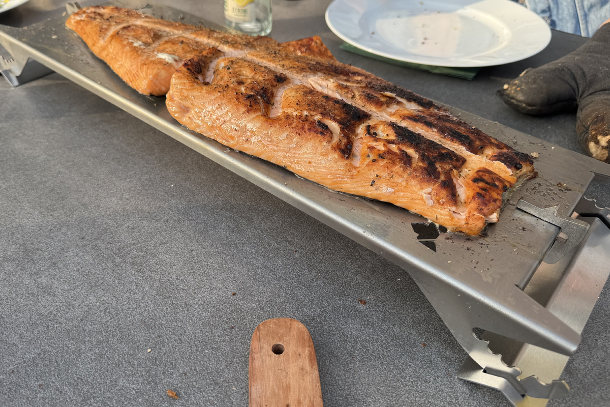 Flammlachs Selection mit Flammlachshalter