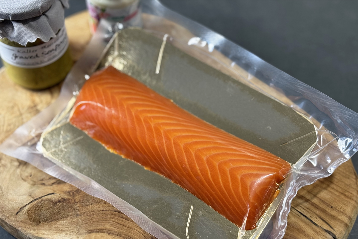 Lachs Loins geräuchert - hergestellt aus Frøya Loins