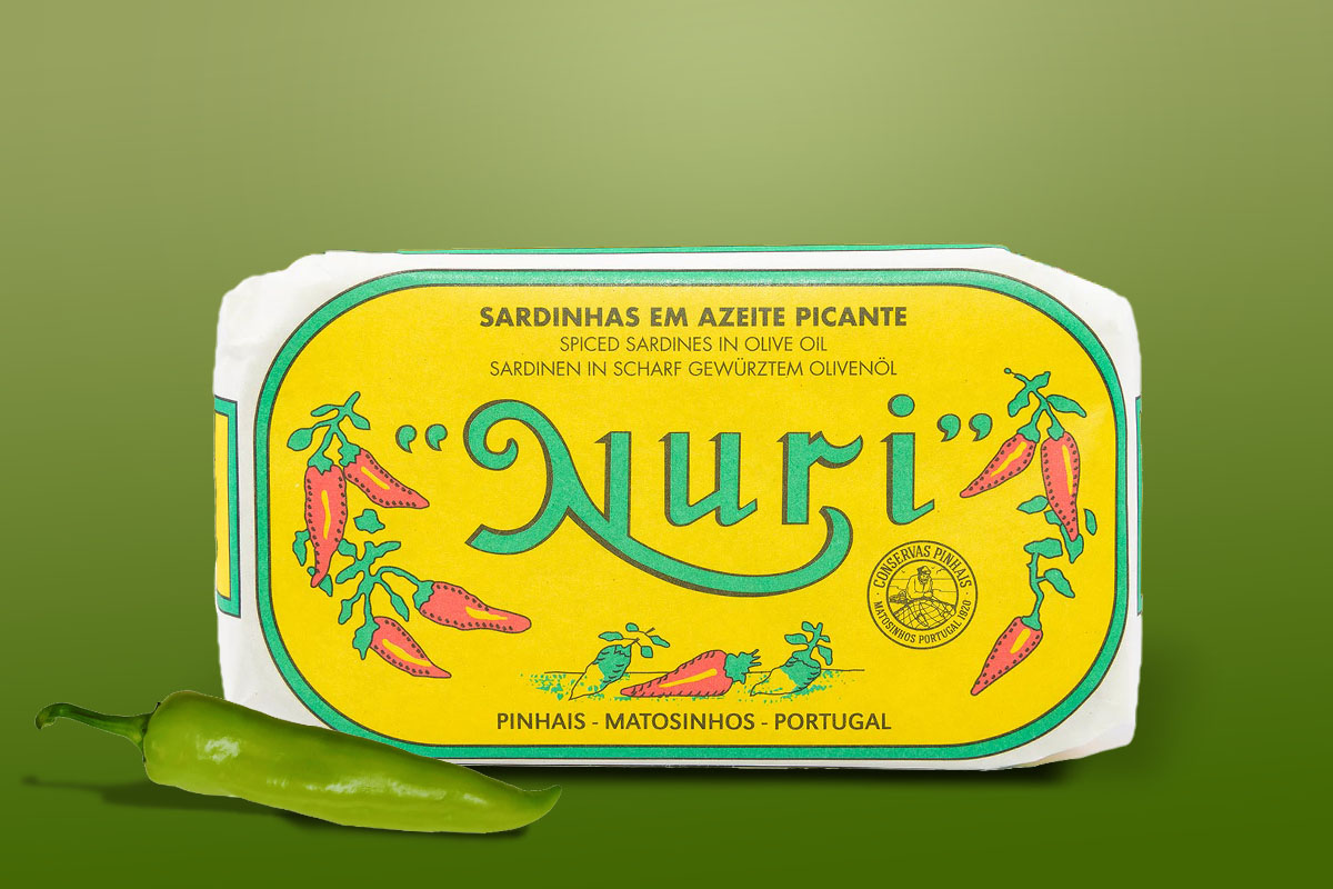 Nuri - Sardinen in scharf gewürztem Olivenöl