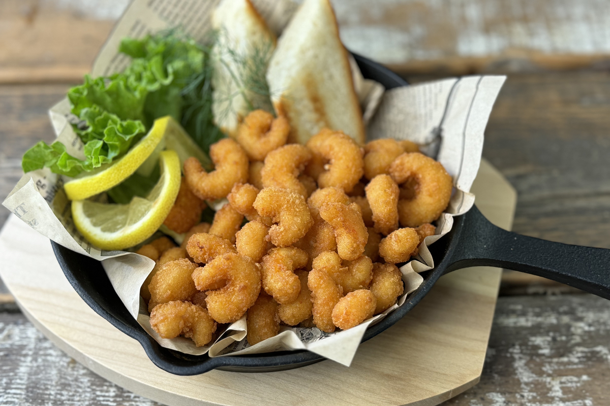 Knusper Garnelen paniert