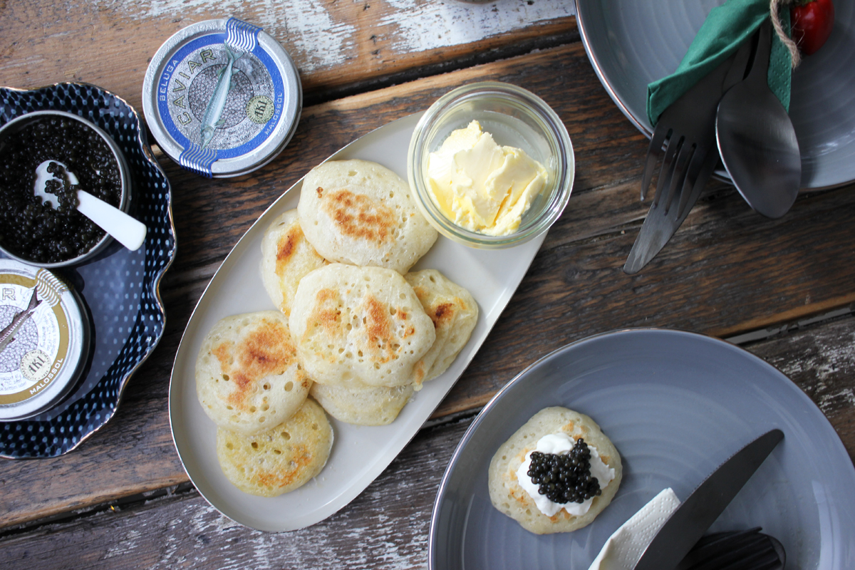 Blinis mit Caviar