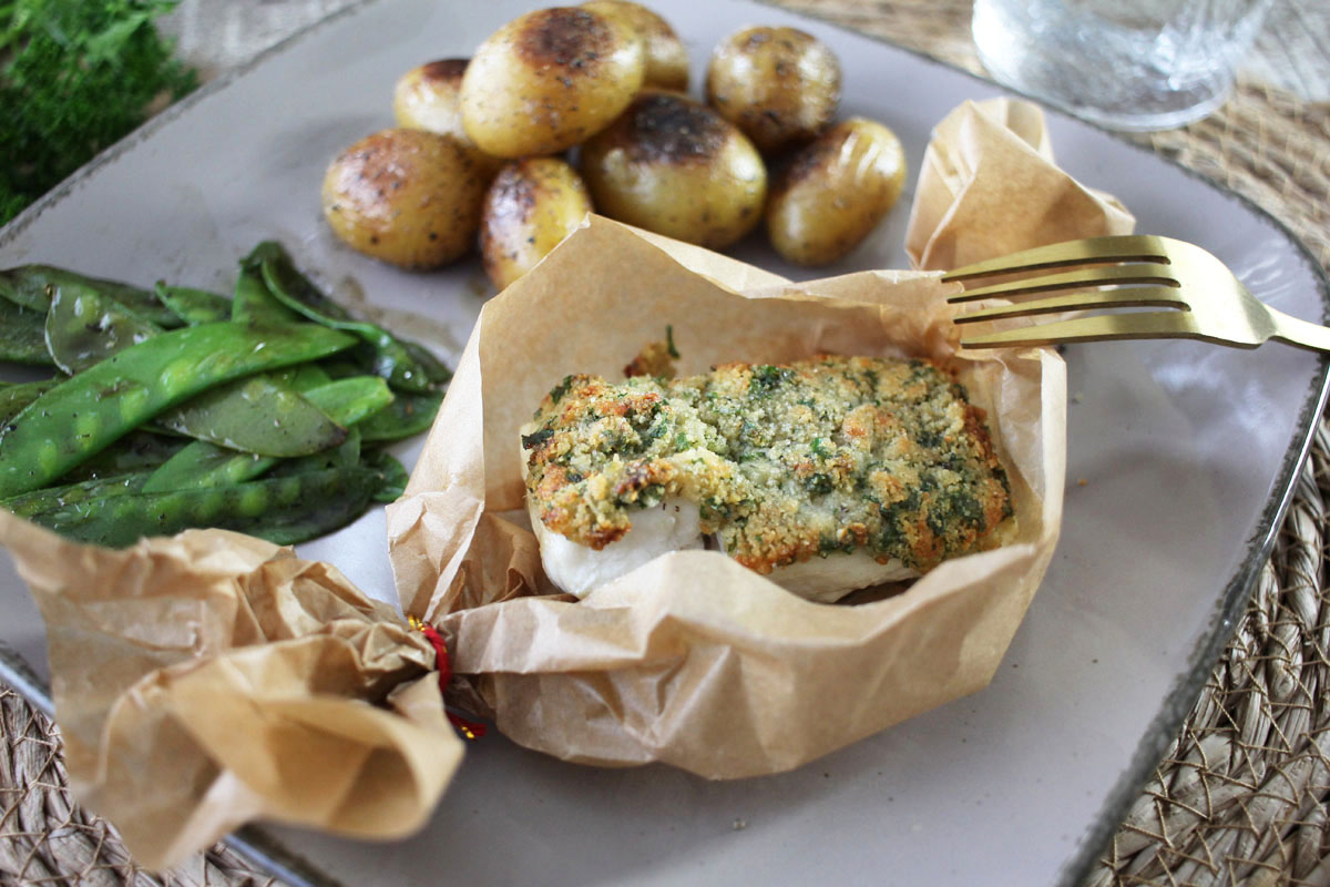 Rezept Skrei mit Parmesankruste