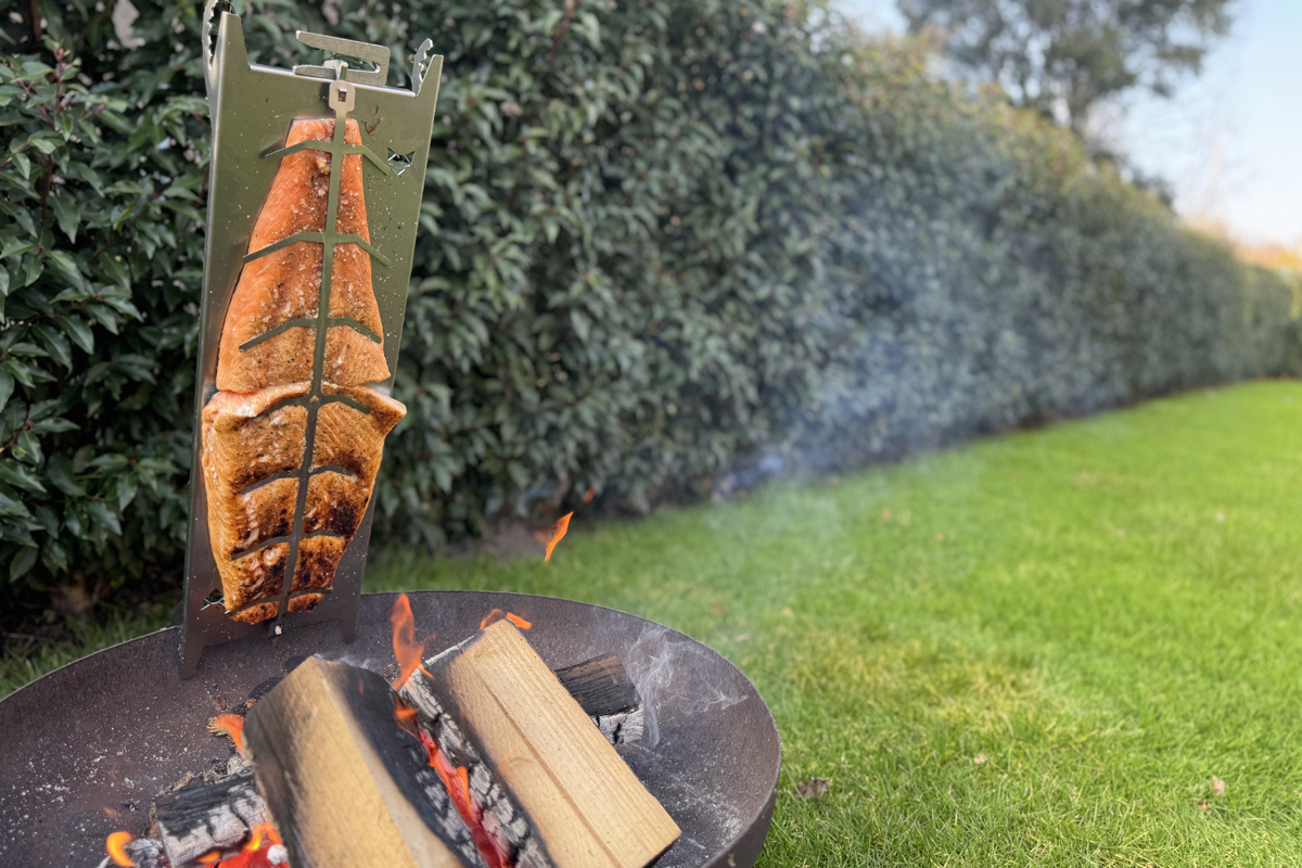 FENNEK Edelstahl Flammlachshalter