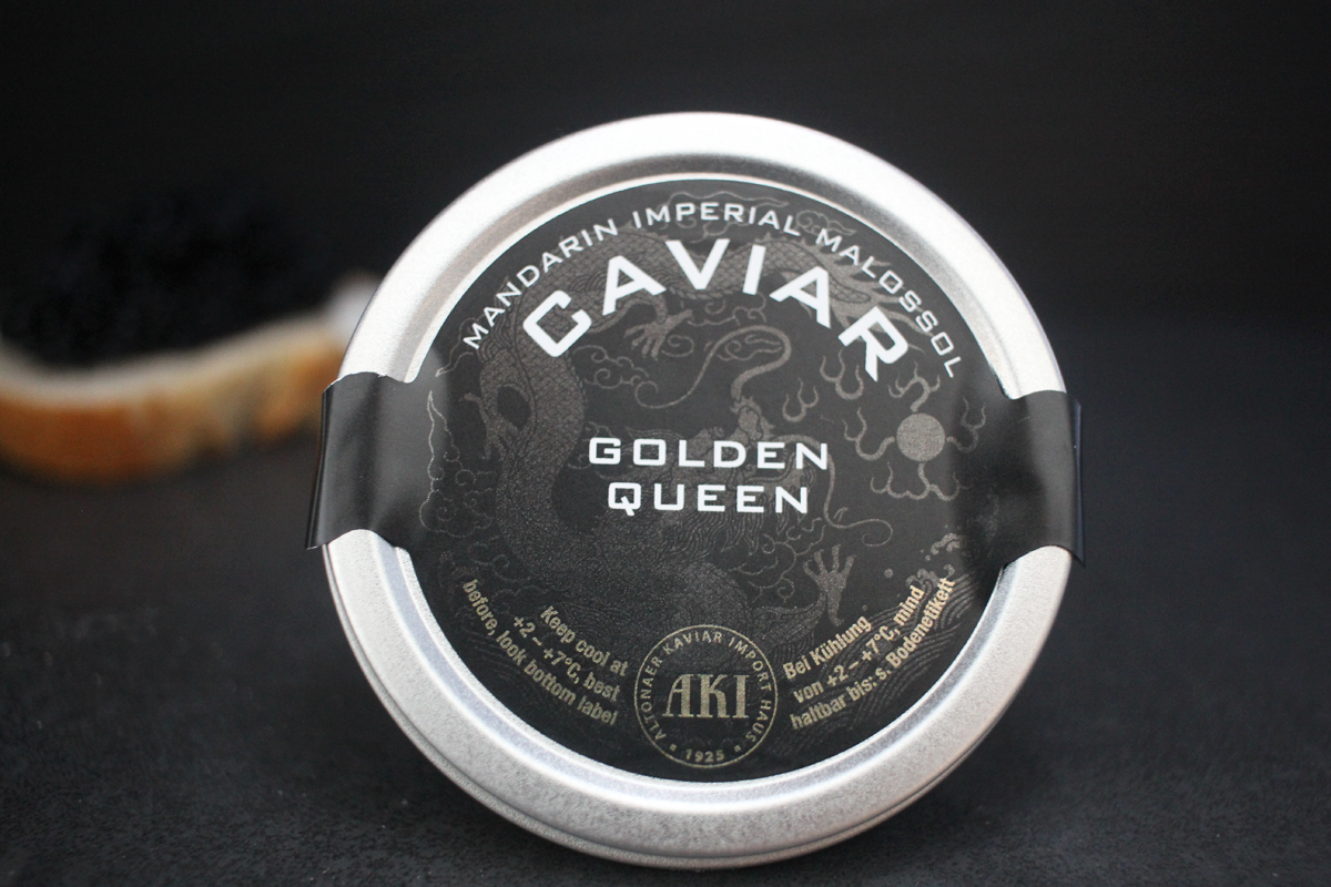AKI Caviar Trio D'Aquitaine, Ossetra, Golden Queen Imperial