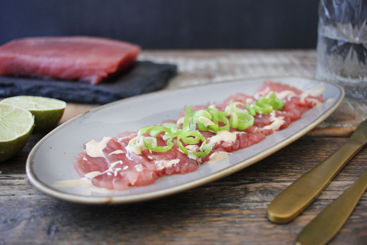 Thunfisch Carpaccio rezept Thunfisch Carpaccio rezept