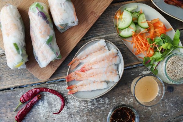 Ebi Sushi-Garnelen gekocht