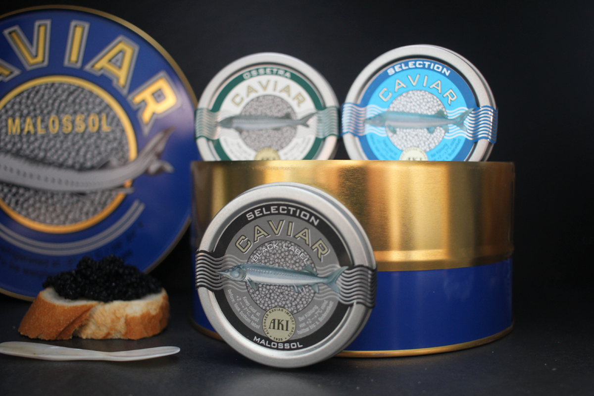 AKI Trio Caviar in Geschenkdose