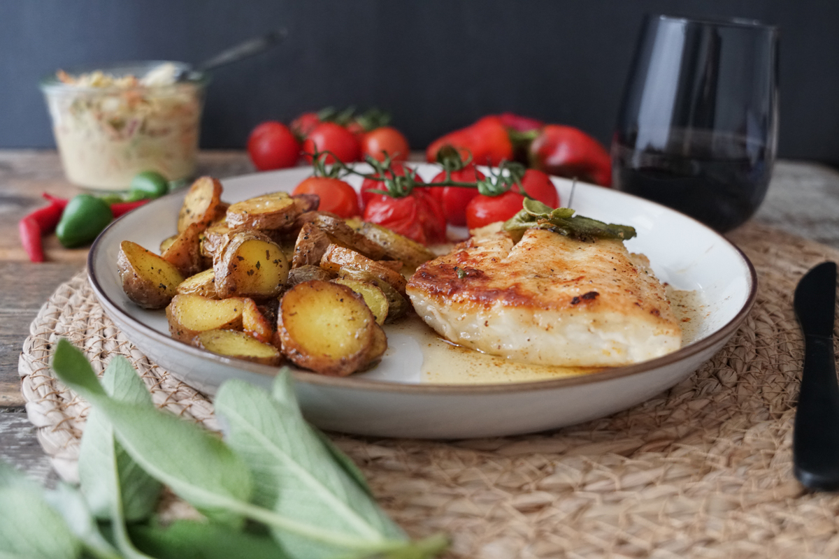 Viktoriabarschfilet mit Bratkartoffeln