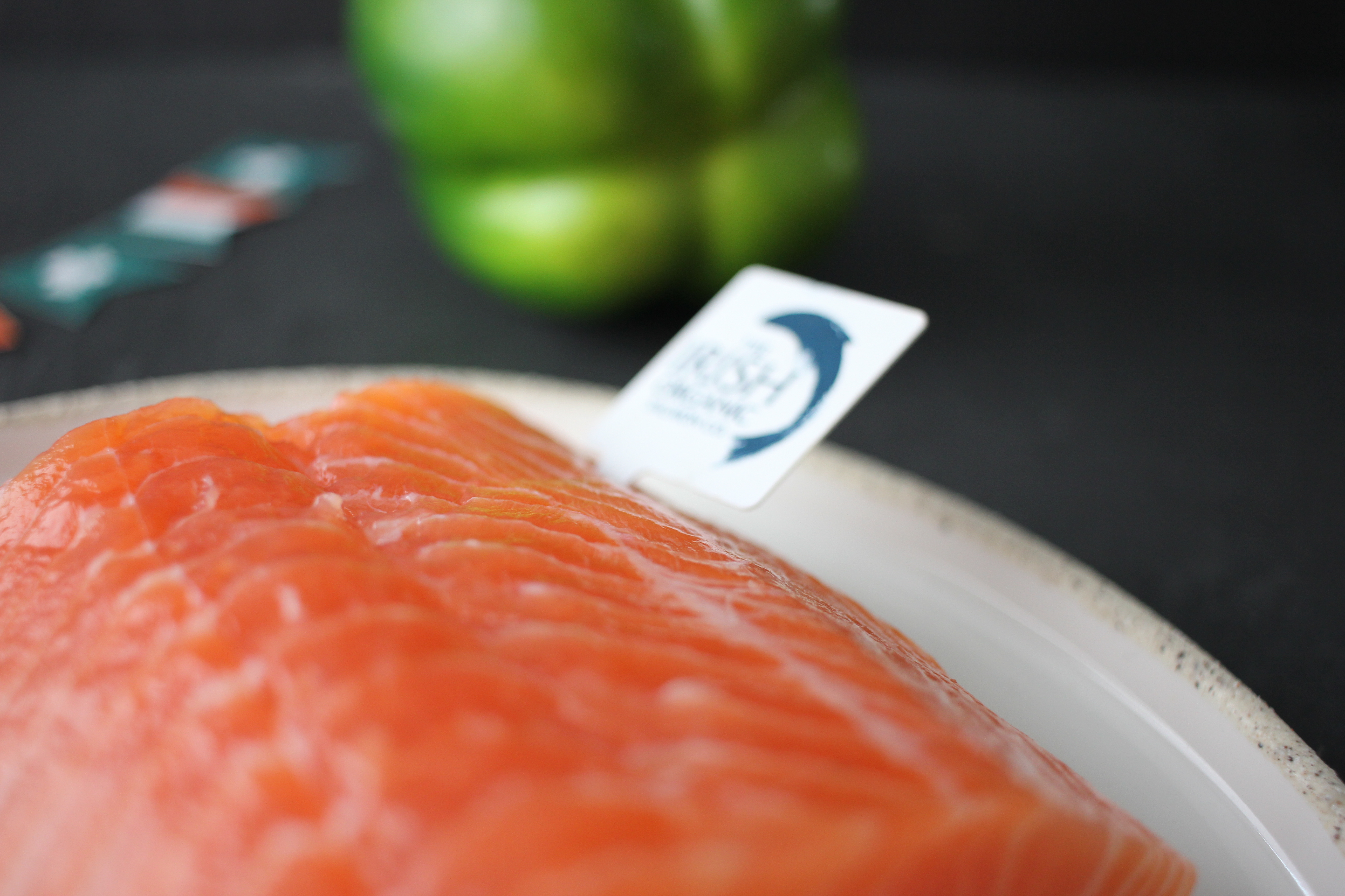 Irisches BIO Lachsfilet - frisch, mit Haut