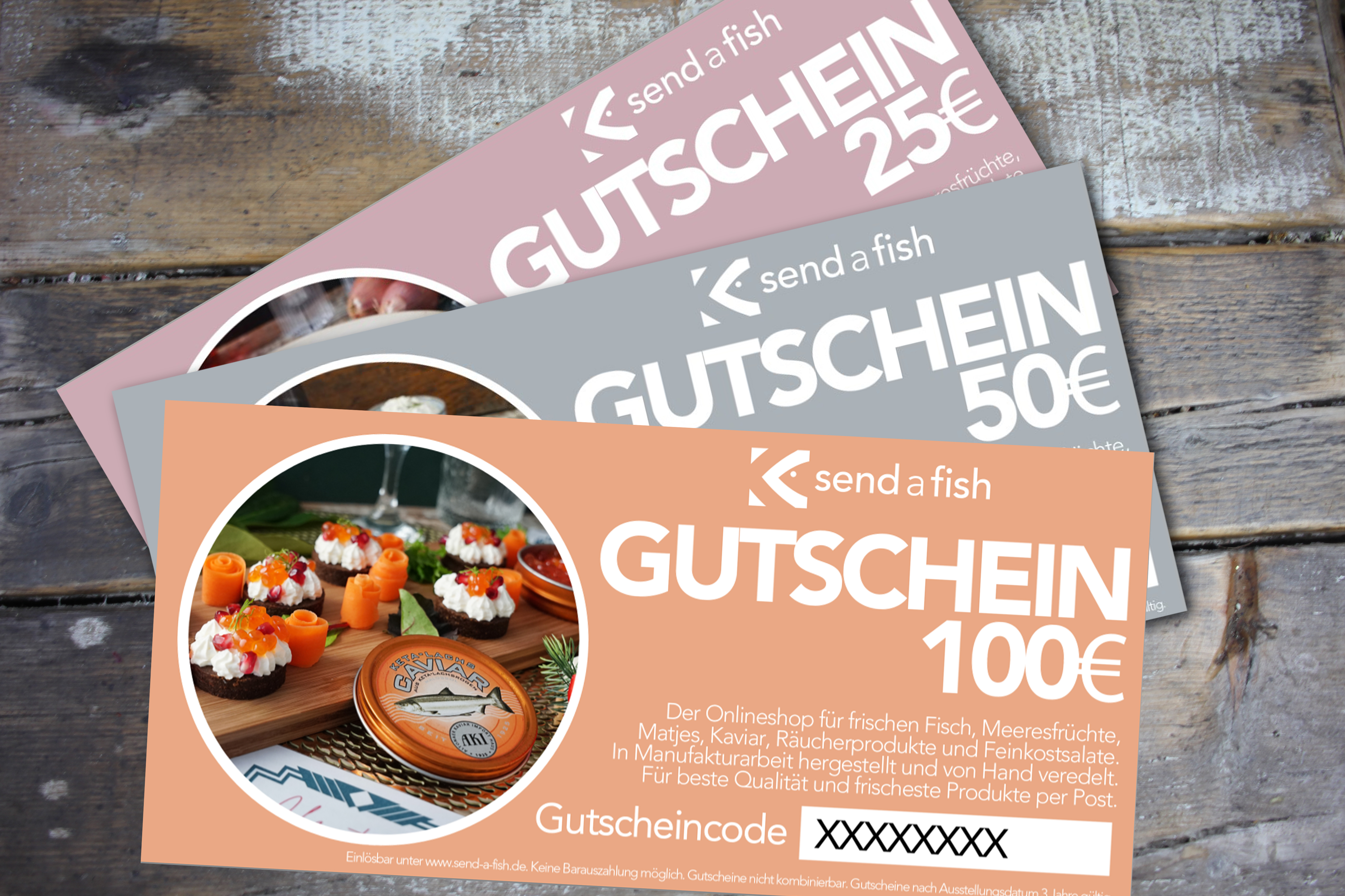 Gutscheinkarte per Post