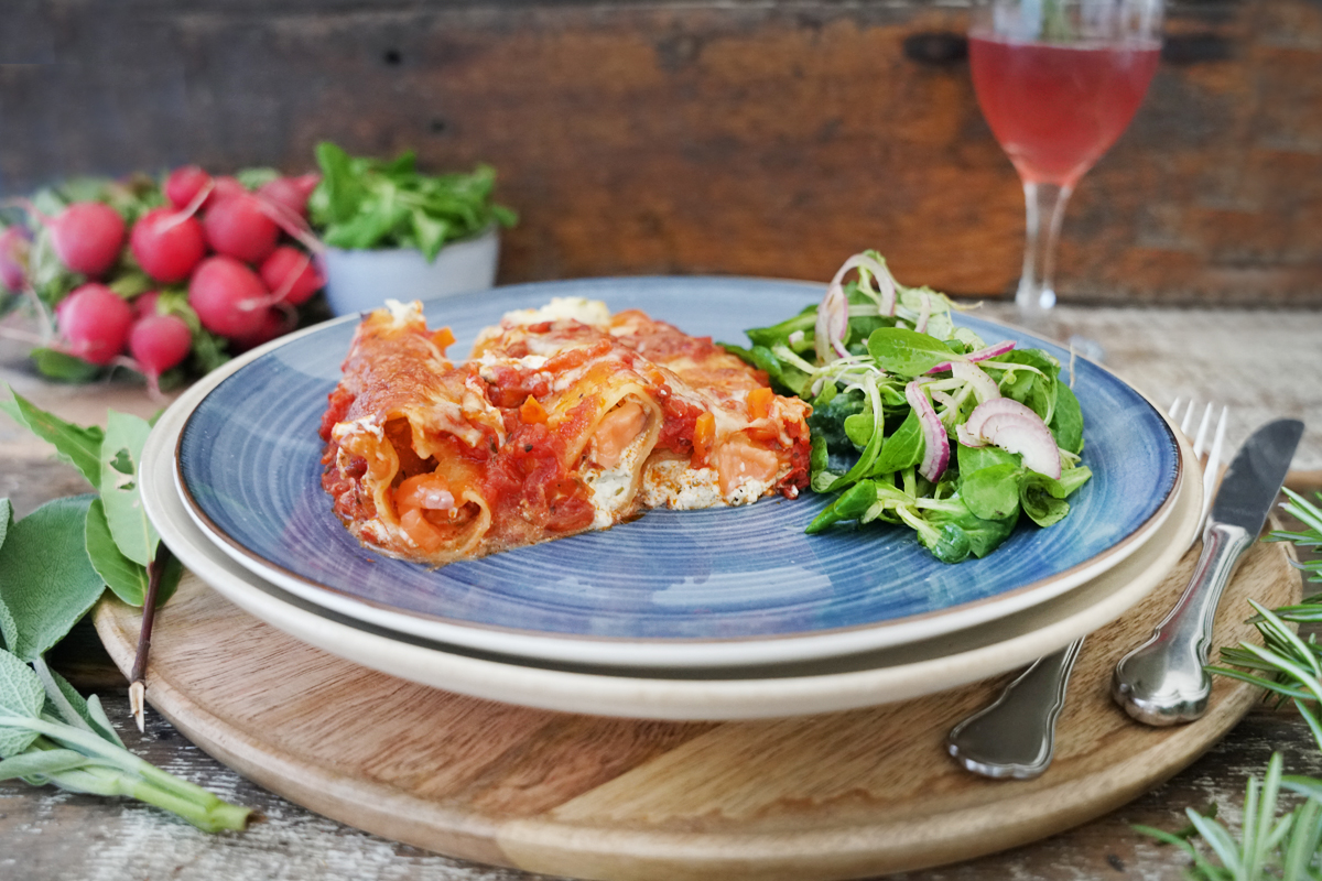 Lachs Cannelloni Rezept Lachs Cannelloni Rezept