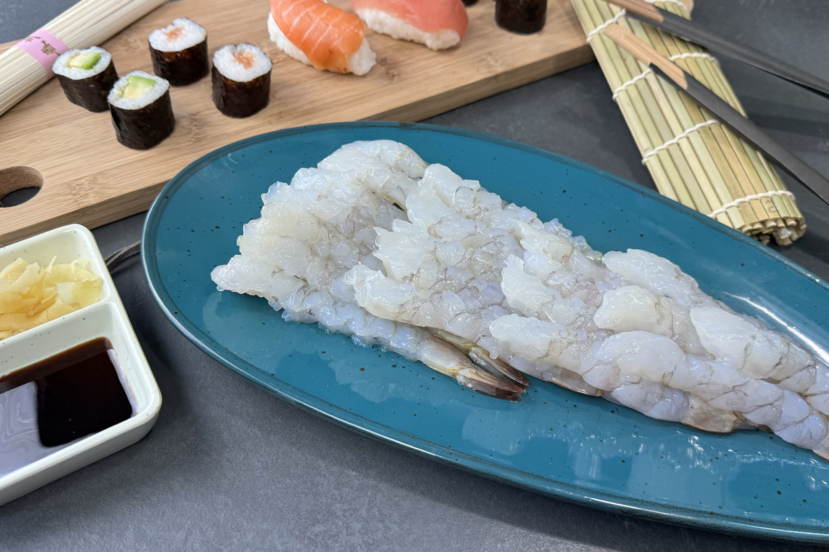 Nobashi Ebi Sushi Seewasser Garnele