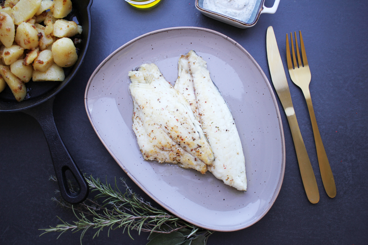 Rezept Doradenfilet mit Bratkartoffeln 