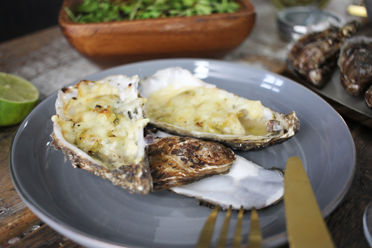 Rezepte: Gratinierte Austern