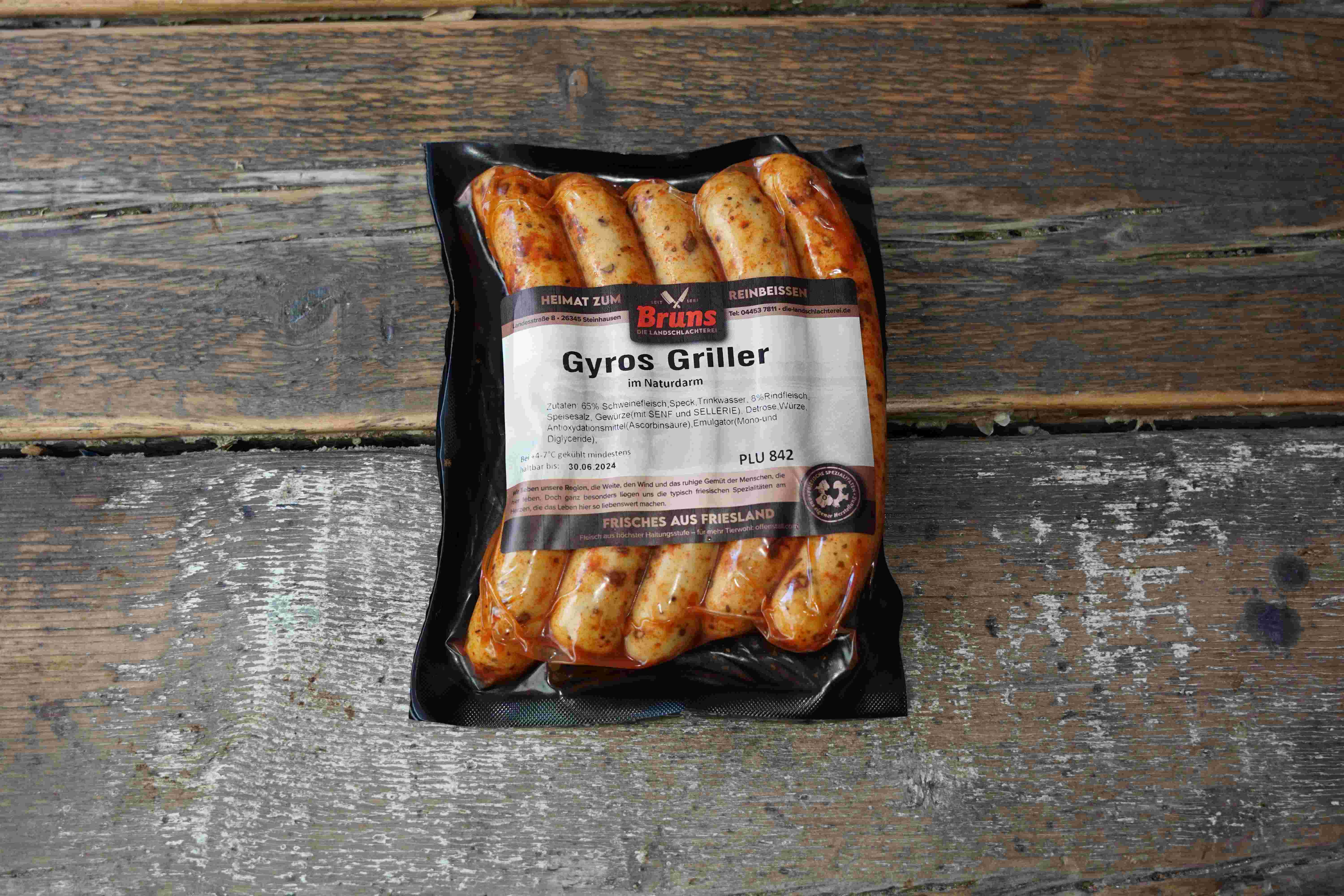 Gyros Griller Bratwurst